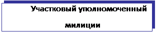 Підпис: Участковый уполномоченный милиции